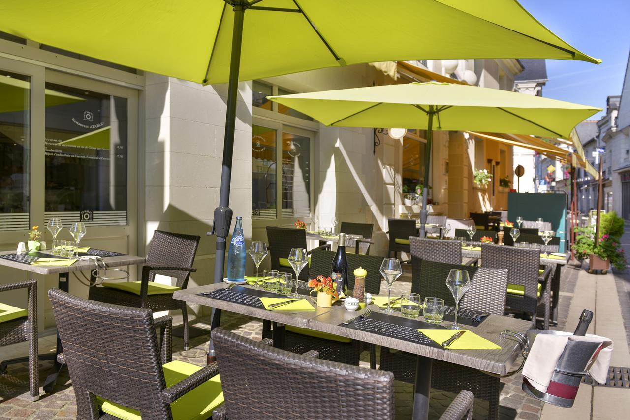 Logis Hôtel Restaurant La Boule d'Or Chinon Exterior foto